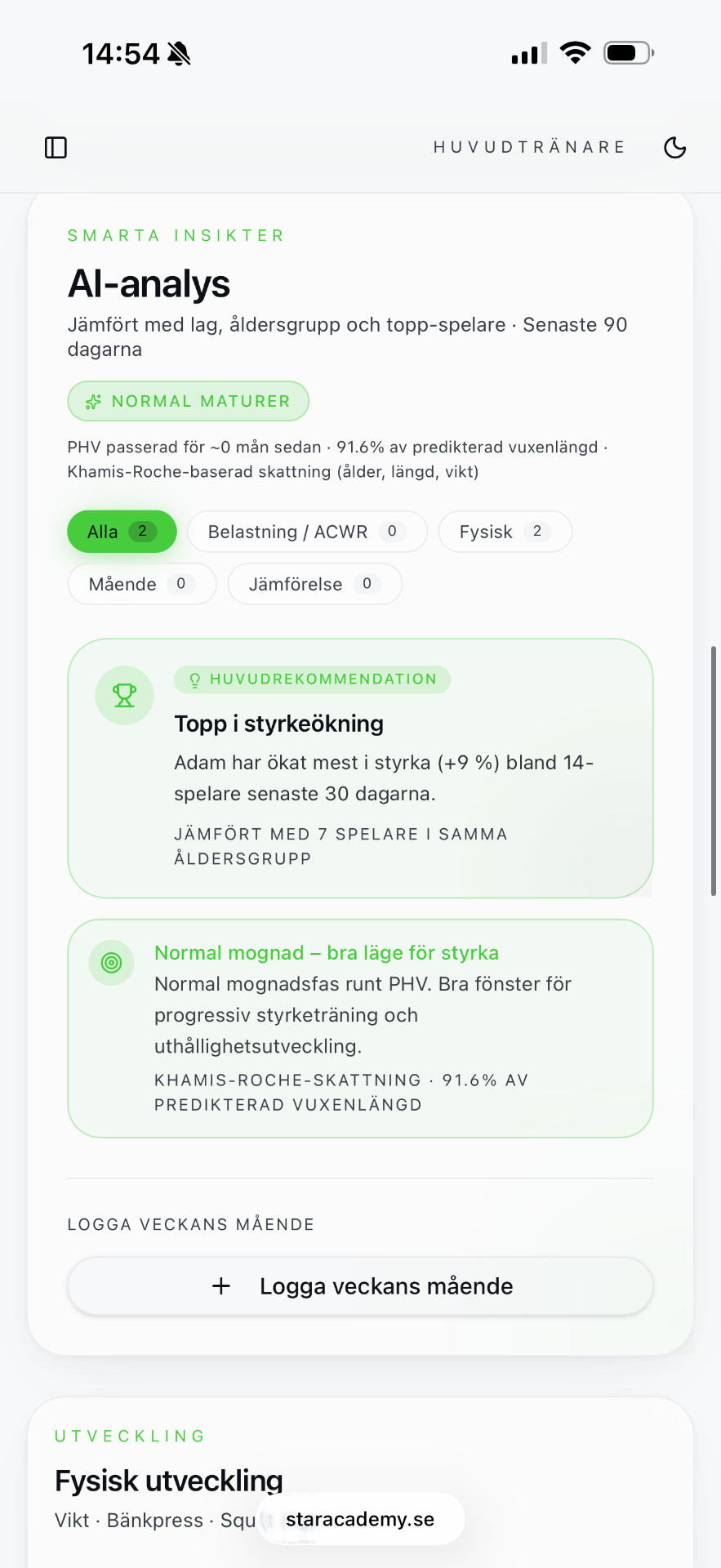 Star Academy – AI-analys med smarta insikter